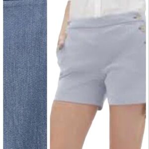 Loft Riviera Buttons Shorts Blue